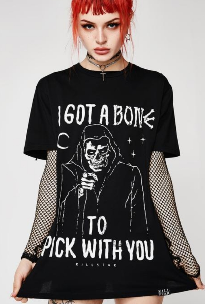 Killstar pick a bone t shirt